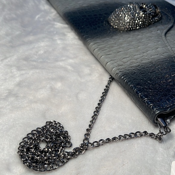 Skull clutch purse dark grey/grey - Picture 8 of 11